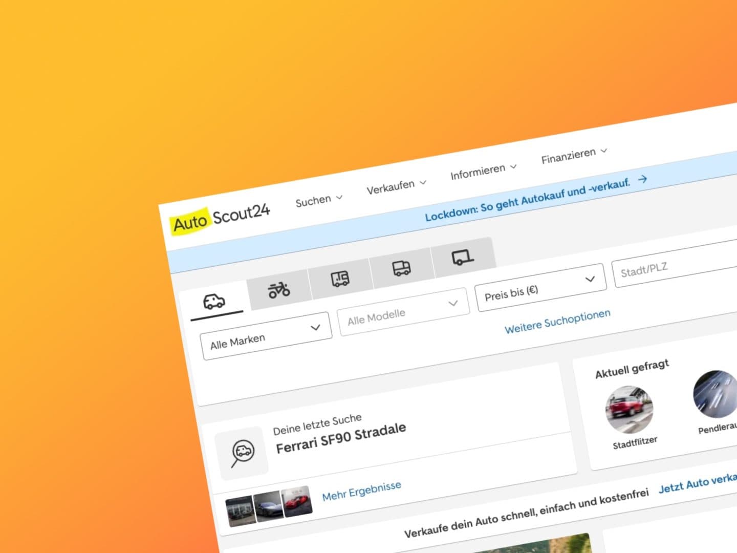 AutoScout24 - Auto verkaufen und besten Preis erzielen