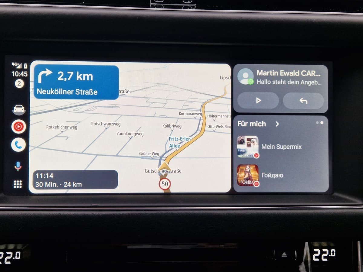 Android Auto Update: Coolwalk