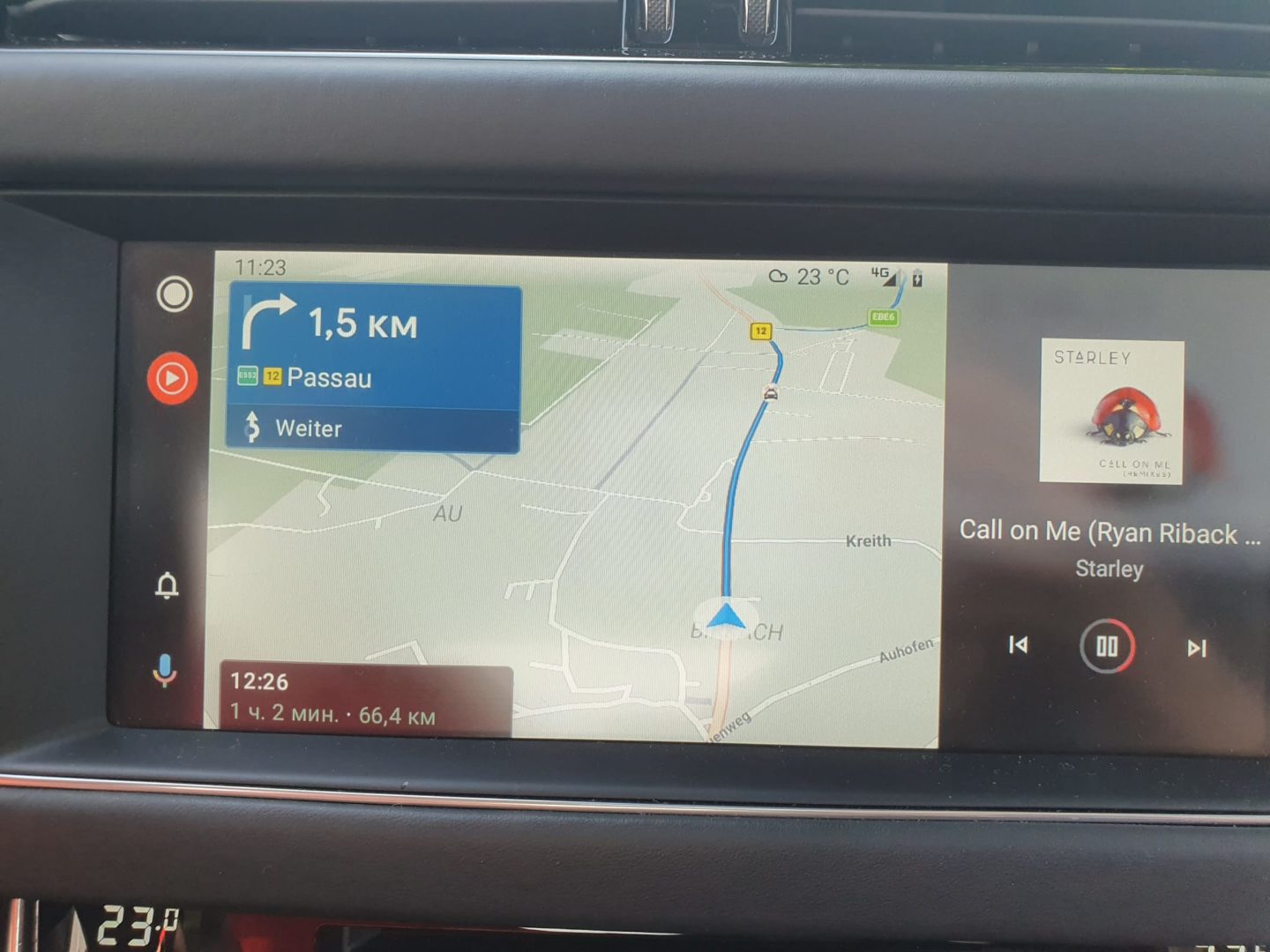 Android Auto Sygic Navi 3D